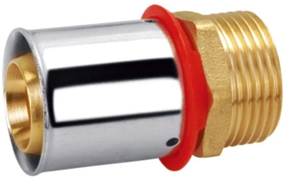 Raccord union mâle en laiton PF3003 Connecteur droit à compression