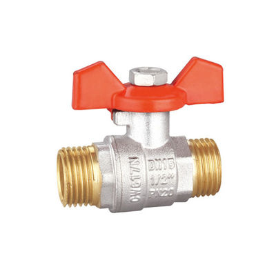 Clapet à bille en laiton nickelé d'un demi-pouce Max 25bar pression BV1032-MM