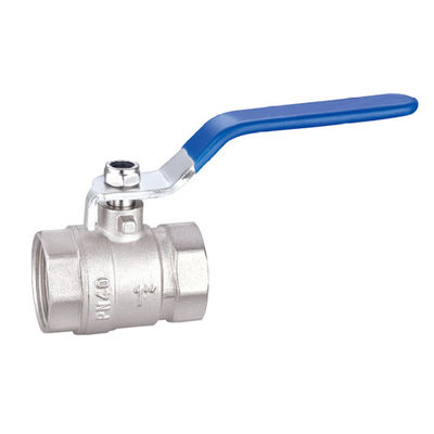 Vanne à bille en laiton nickelé 1 pouce 2 pouces Sandblaster Ball Valve