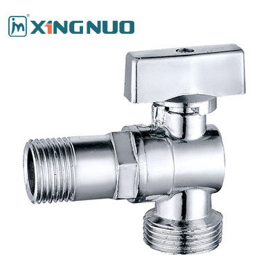 Ventilateur à bille en laiton Angle grand débit toilette salle de bain Ventilateur chromé Connecteur standard pour les applications d'eau