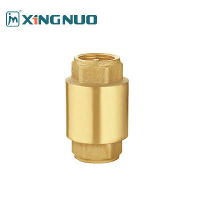 OEM Valve de contrôle verticale en laiton de qualité pour l'utilisation de l'eau et du gaz Valve de contrôle d'arrêt en laiton forgé avec construction durable