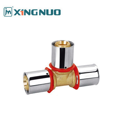 Résidus de tubes de compression / Résidus de compression en laiton pour les industries pétrolières et gazières 1/2 pouce Résidus de pex réduits T