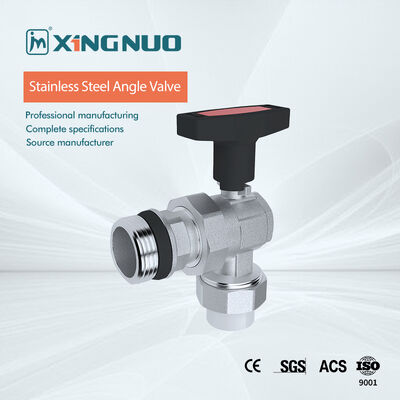 Pression d'admission maximale 10 bars 145 psi Robinet d'angle en laiton Monté au mur Robinet d'angle 1/2 Convient pour résidentiel et commercial