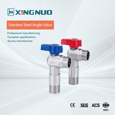 Corps principal en acier inoxydable, clapet anti-retour en laiton, poignée unique, convient à diverses applications de fluides industriels